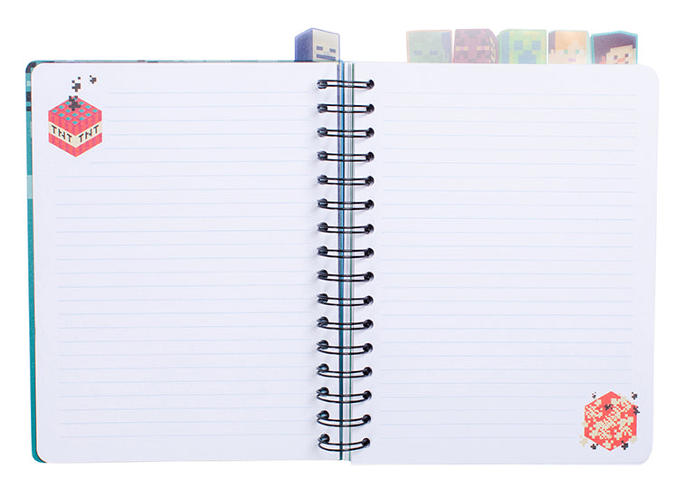 thumbnail image 2 of Minecraft - Creeper All-Over Print Spiral Notebook - Toys And Collectibles - EB Games Australia 2 of 11
