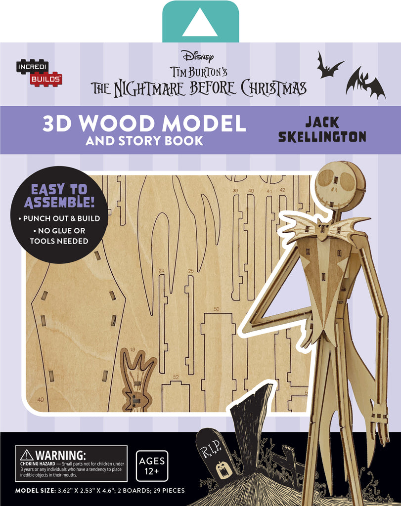 IncrediBuilds: Nightmare Before Christmas: Jack Skellington 3D