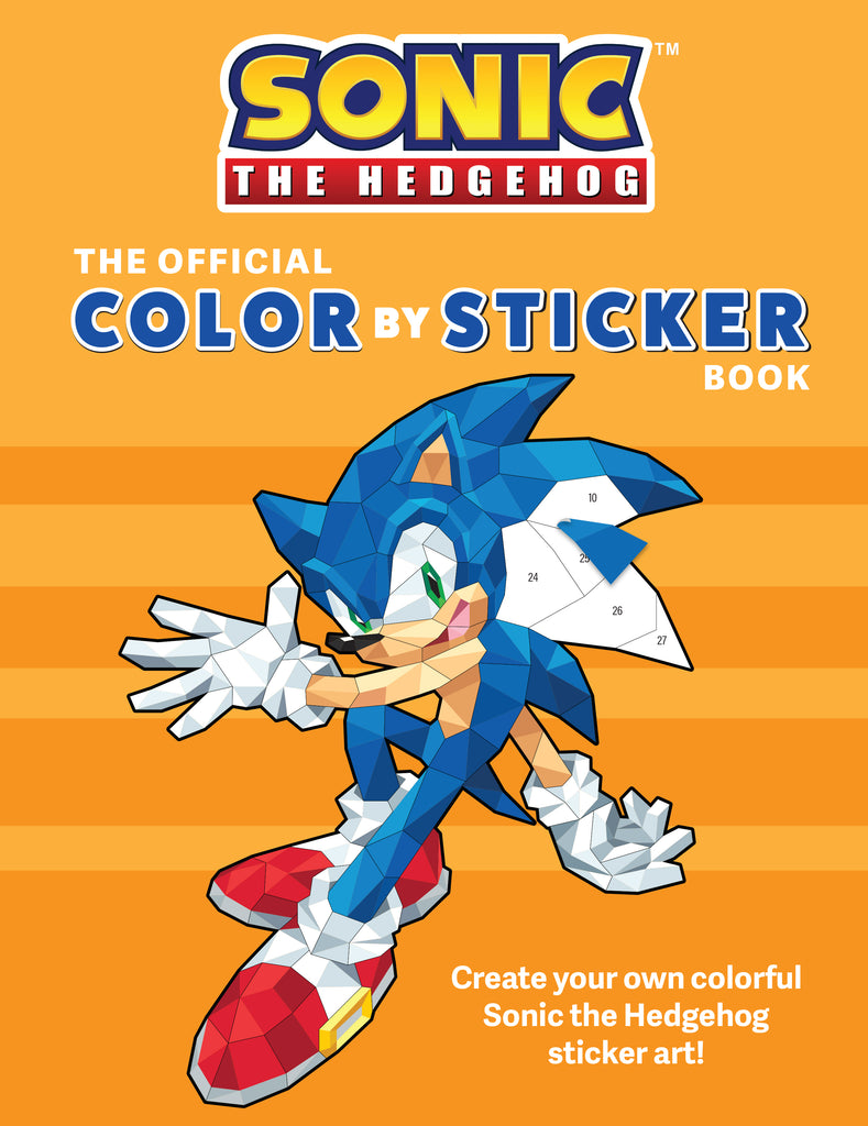 Sonic the Hedgehog: The Official Color by Sticker Book