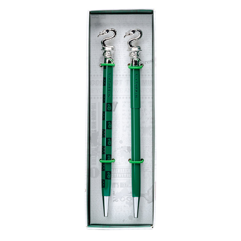 Harry Potter: Slytherin Pen and Pencil Set (Set of 2) – Insight