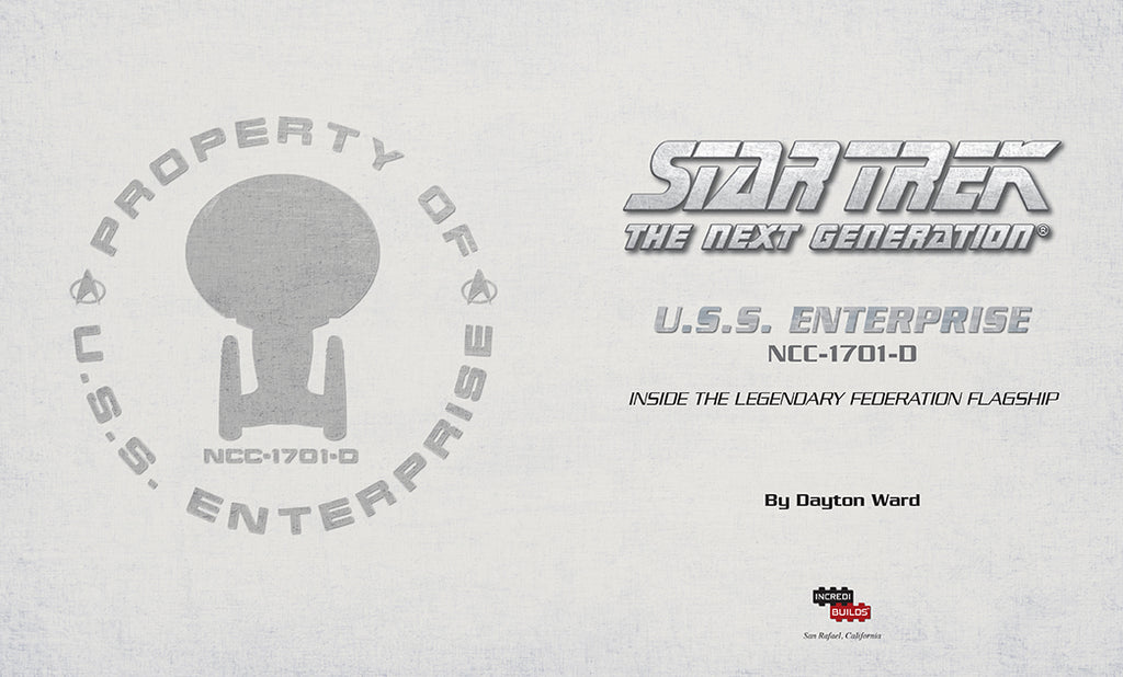 IncrediBuilds: Star Trek The Next Generation: U.S.S. Enterprise NCC-1701-D 3D Wood Model and Book