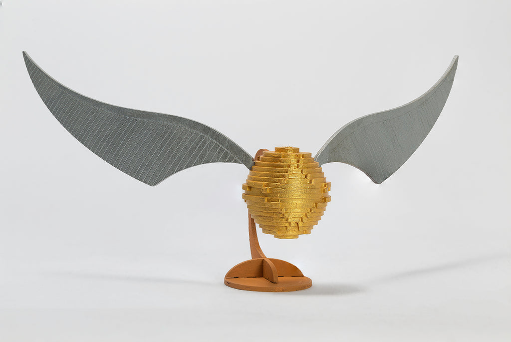 UGEARS Golden Snitch 3D Wooden Puzzle - Harry Potter DIY Model Kit For Adults & Teens, Movable Wings